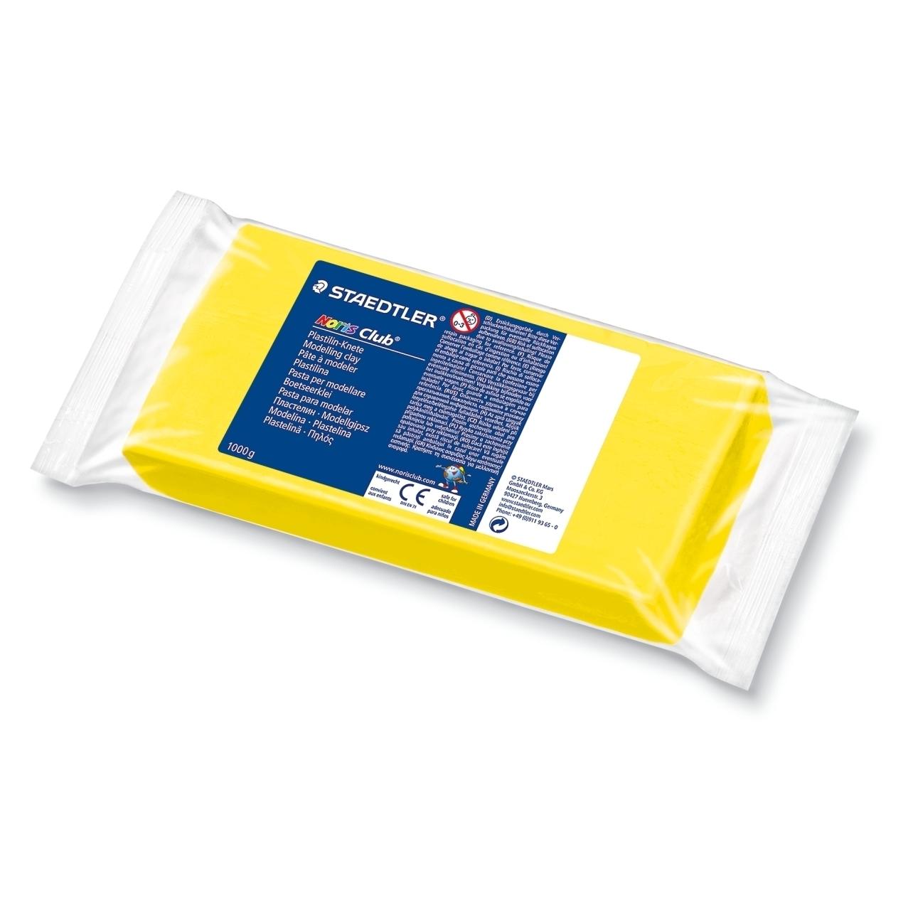 Staedtler Knetmasse Plastilin Knete 1kg gelb Noris (57084164)