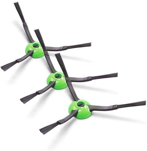 IROBOT Bürstenwalze "iRobot Roomba Eckenbürsten Set grün/schwarz", grün (bunt), Staubsaugerdüsen, Bürstenwalze bunt Einheitsgröße