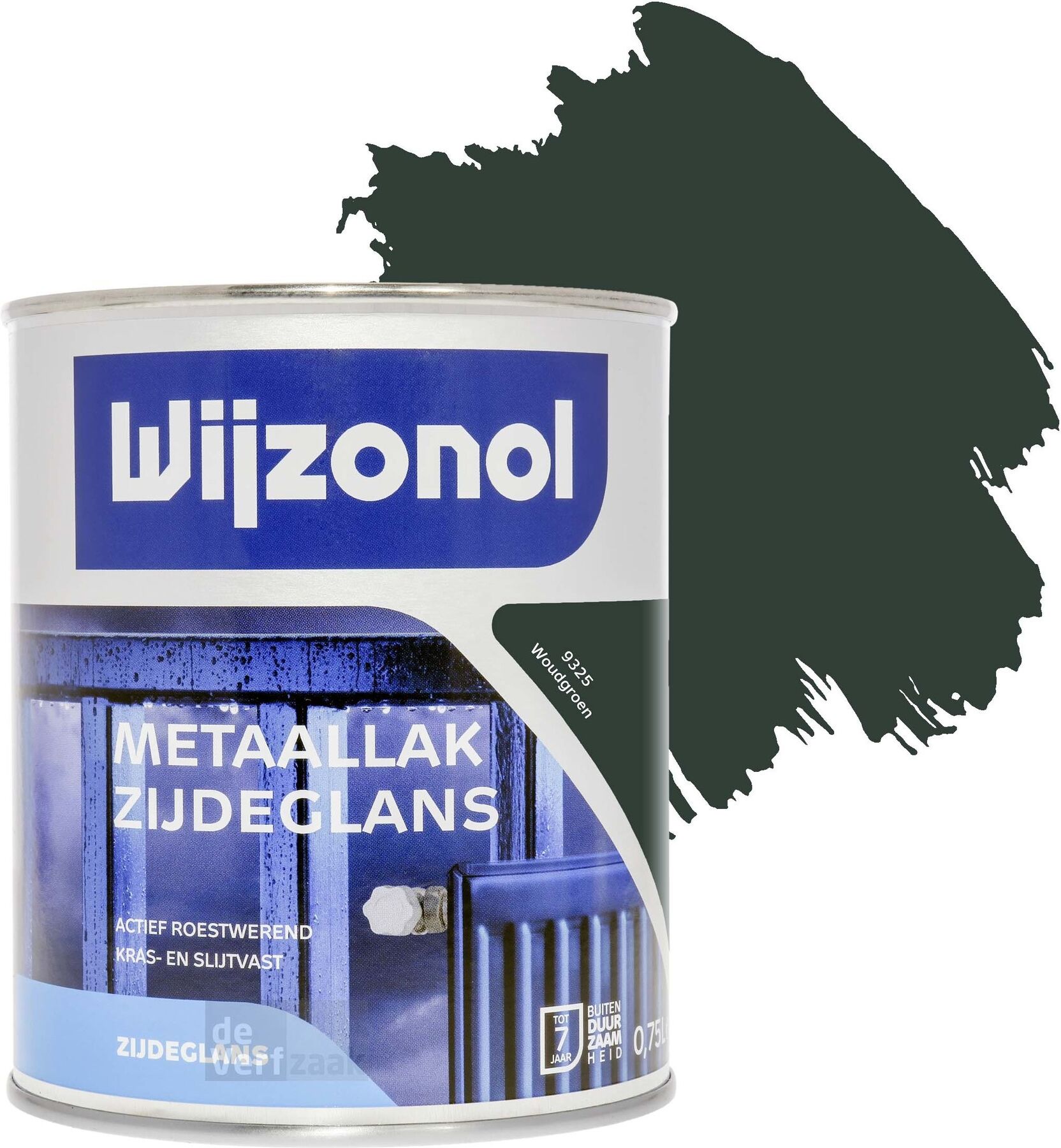 Wijzonol Metaallak Zijdeglans 9325 Woudgroen