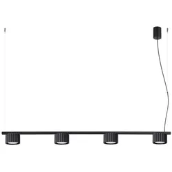 Sollux SL.2696 Kronleuchter AURA 4 schwarz Gx53
