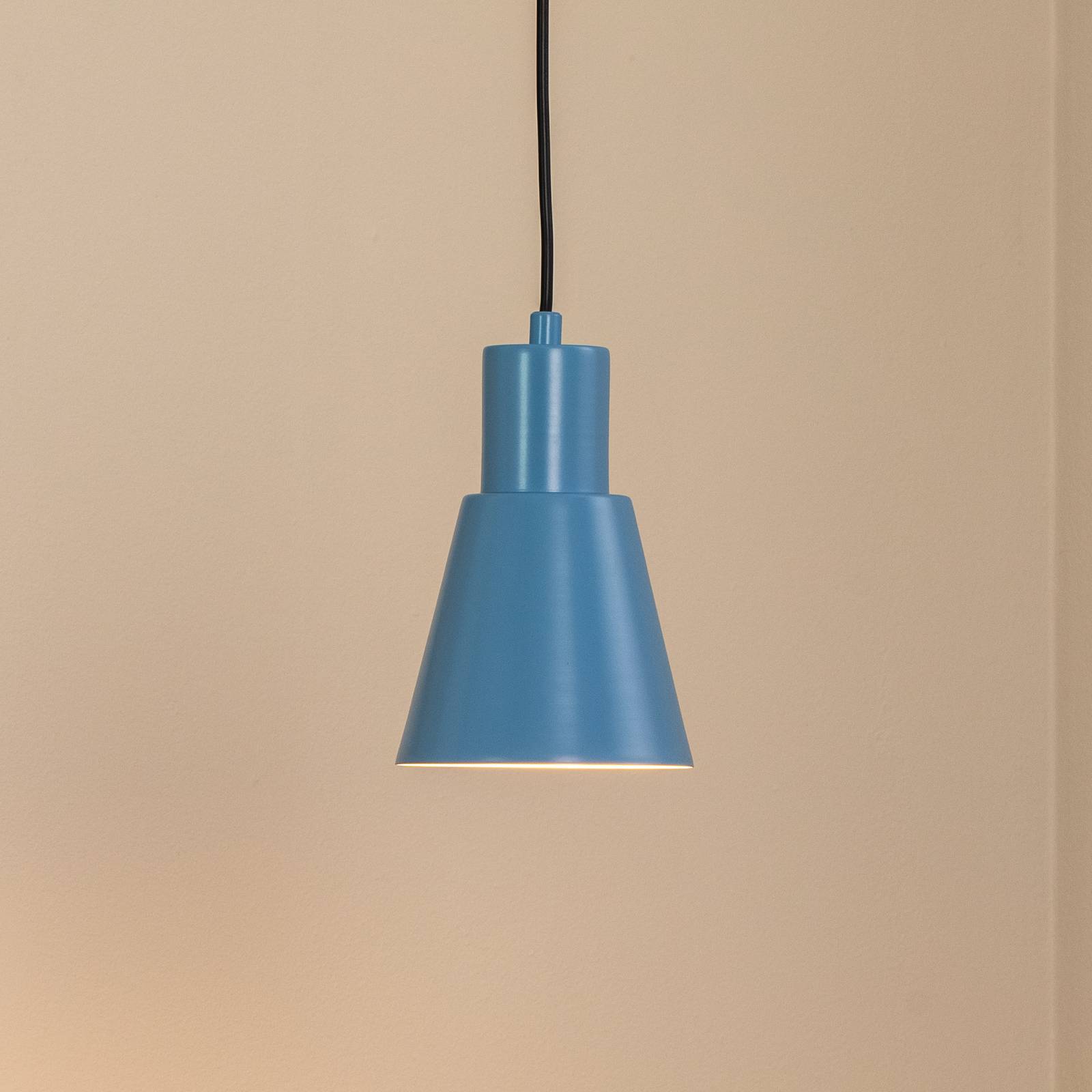 Hängelampe Konikkem Opviq, dimmbar, blau, für Wohn- / Esszimmer, Metall, Junges Wohnen, Pendelleuchte