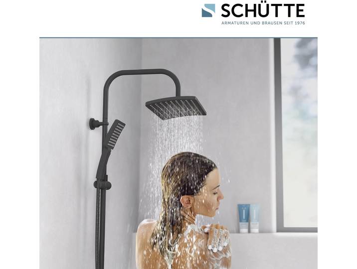 SCHÜTTE système de douche MALLORCA\, douche de pluie sans mitigeur\, pomme de douche\, douchette