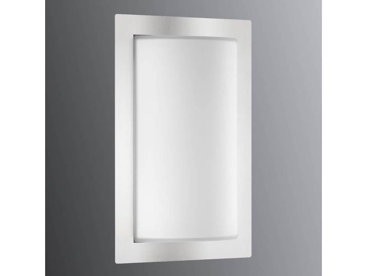LCD LED Aussenwandleuchte Luis, alu / grau / zink, Edelstahl, Modern, LED Wandleuchte außen