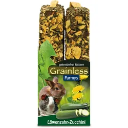 JR FARM Nager Grainless Farmys 140g Kleintiersnack Löwenzahn-Zucchini