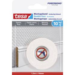 tesa WALLPAPER 77742-00000-00 Montageband tesa® Powerbond Weiß (L x B) 1.5 m x 19 mm 1 St.