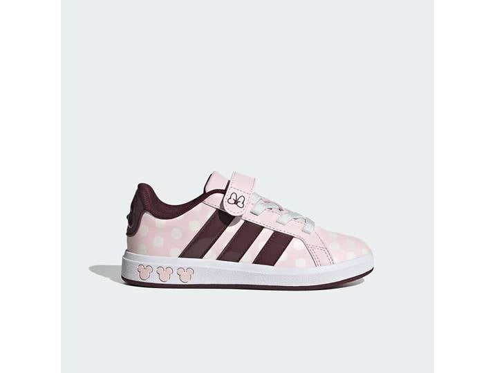 Adidas véritable GRAND COURT chaussures basses Velcro pour enfants JR8133