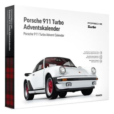 FRANZIS 67322 - Porsche 911 Turbo Adventskalender - Maßstab 1:24 in Grand-Prix-Weiß
