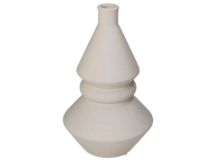 Vase Beige H: 24 cm Kersten
