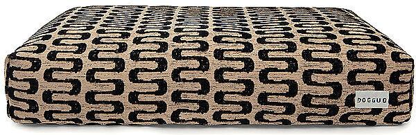 DOGGUO Hundebett RETRO-WAVE schwarz   M M