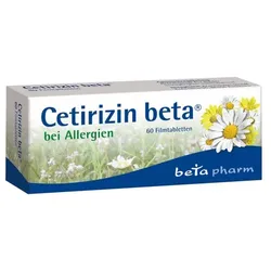 CETIRIZIN beta Filmtabletten 60 St