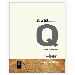 Nielsen Holz-Bilderrahmen Quadrum  40 x 50 / Weiß