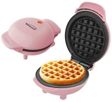Brentwood "Non-Stick 5"" Multi-Use Mini Waffle Maker in Pink"