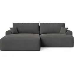 ECKSOFA Serene Dunkelgrau Links