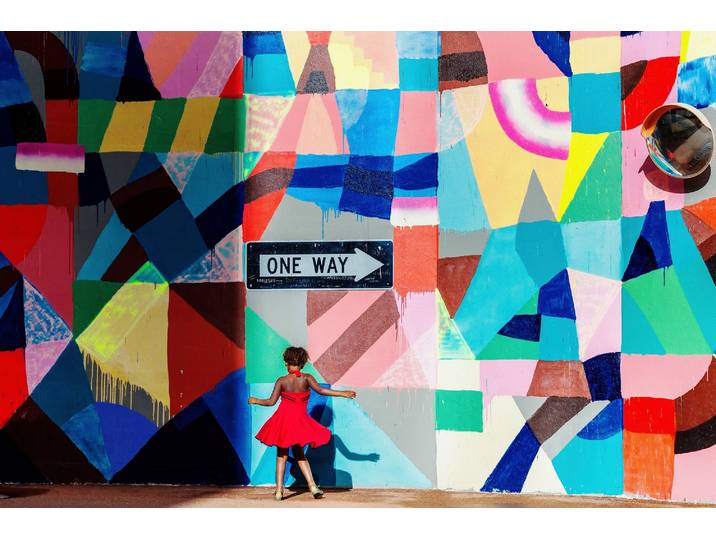 Fototapete PAPERMOON Photo-Art GLORIA SALGADO GISPERT, EINWEG , bunt, B:2,5m L:1,86m, Vlies, Tapeten, Fototapete