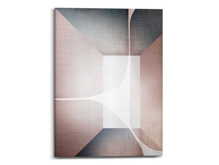 REINDERS Leinwandbild, Tiefe I, Home Office, Wandbild, Wanddeko, Room Decor, Leinwand, Braun, 70 x 50