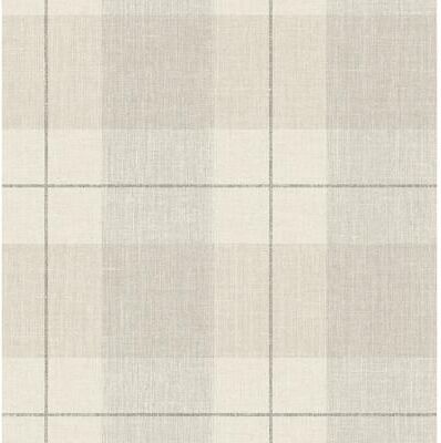 NextWall Lenox Hill Plaid Peel and Stick Wallpaper