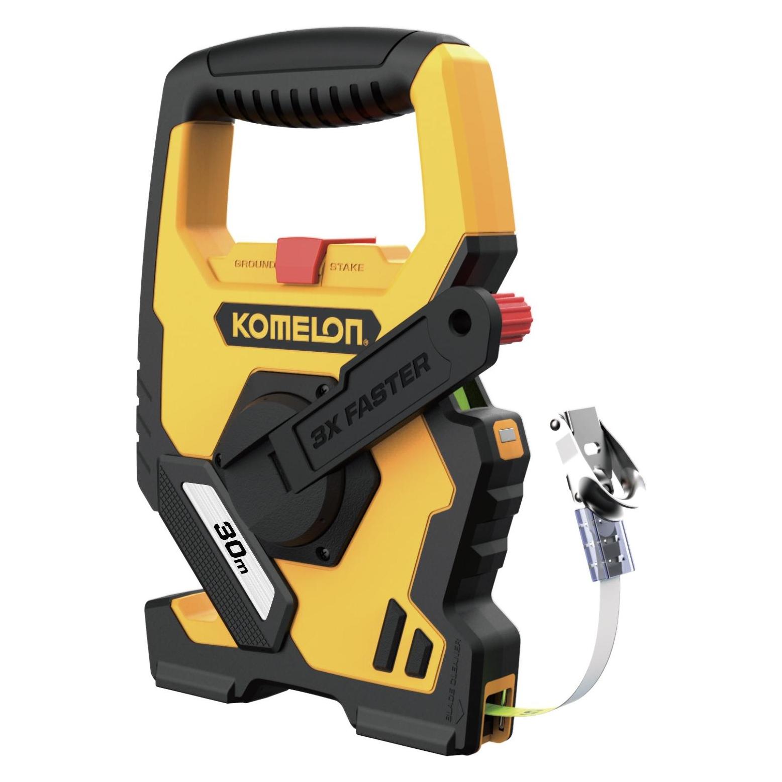 Komelon 30m Rollband Contractor-LT mit Schnellaufrollfunktion (37811023)