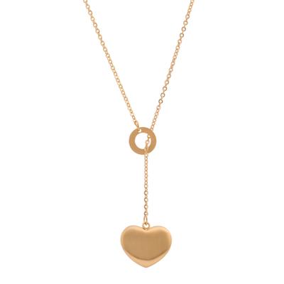 Kette ohne Anhänger ADELIA´S "Halskette mit Anhänger – aus Edelstahl", gold, Halsketten, Damen, 48cm, Edelstahl, Schöne Geschenkidee zum Jubiläum
