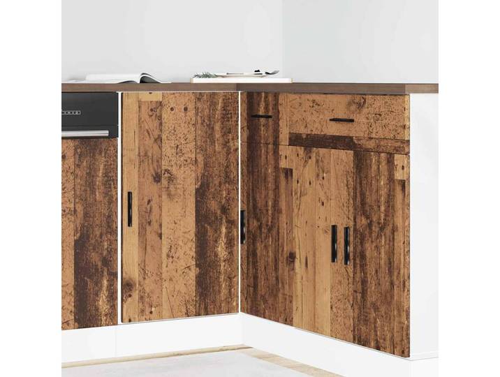 vidaXL Hängeschrank vidaXL Küchenunterschrank Lyon Altholz-Optik Holzwerkstoff