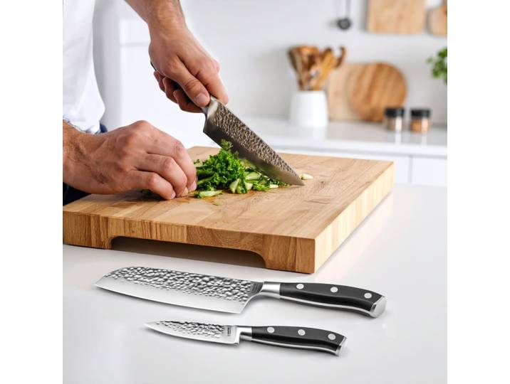 Coffret magnet avec 3 couteaux de cuisine