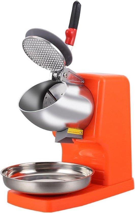 Elektrische Eisbrecher - Eismaschine - Getränke Marke - 85 Kg pro Stunde - 300W-500W - Orange