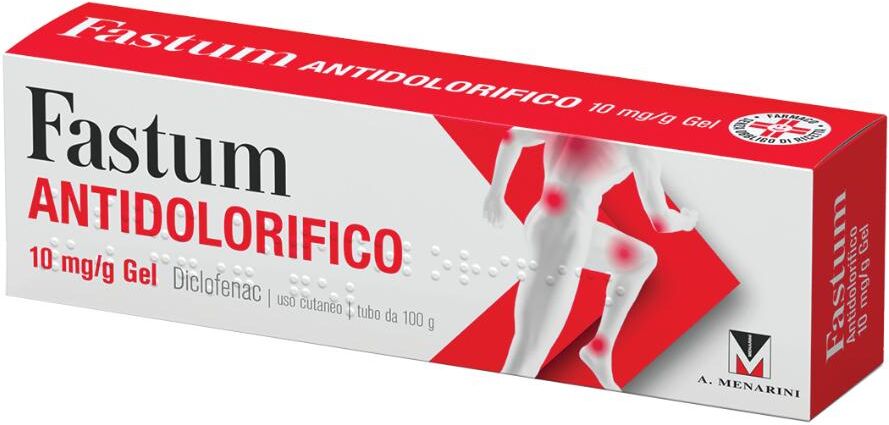 A.MENARINI IND.FARM.RIUN.Srl Menarini, Fastum Gel 10 mg/g Diclofenac, 100 g