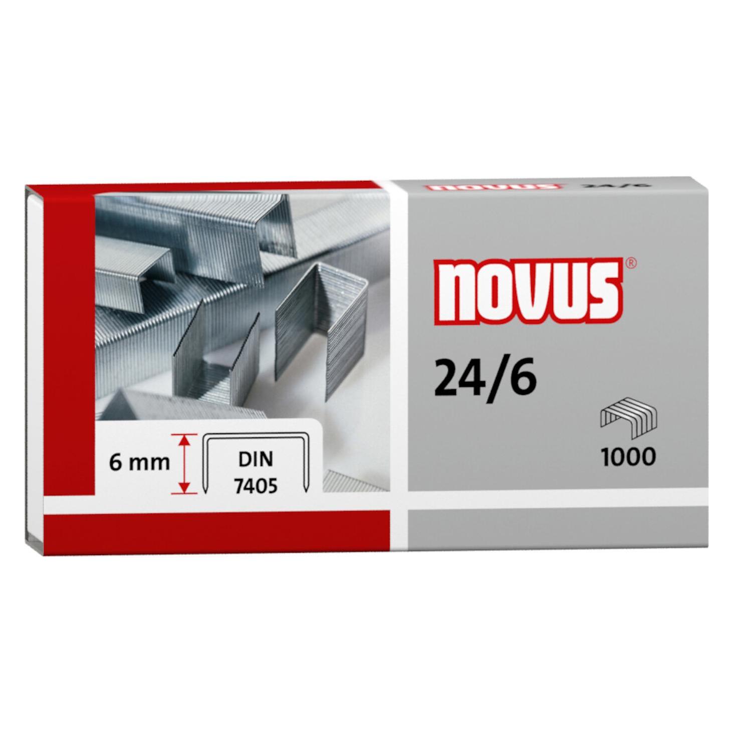 Novus Heftklammern (1000x) (24/6 040-0158)