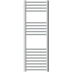 BADHEIZKÖRPER elektrisch Sahara 400x1200 mm Chrome gebogen mit Heizstab 1200W Digital