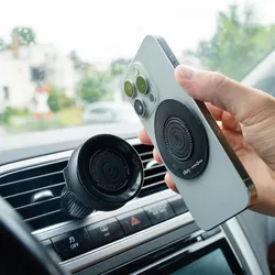 Silwy x Fidlock MAGNET-Vakuum-Handyhalterung Universal für Auto-Lüftungsgitter inkl. Magnet-Vakuum Patch