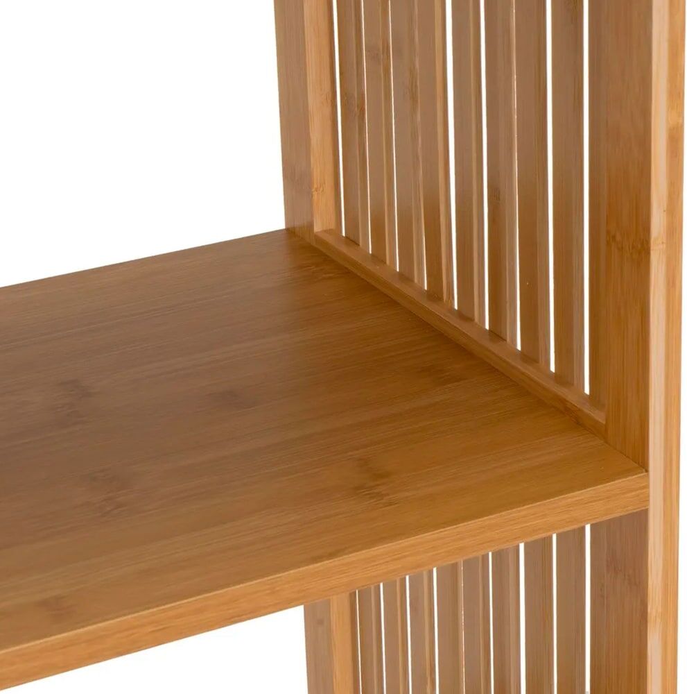 Wadiga Étagère 4 plateaux bambou 63x30x120cm Marron 63x120x30cm