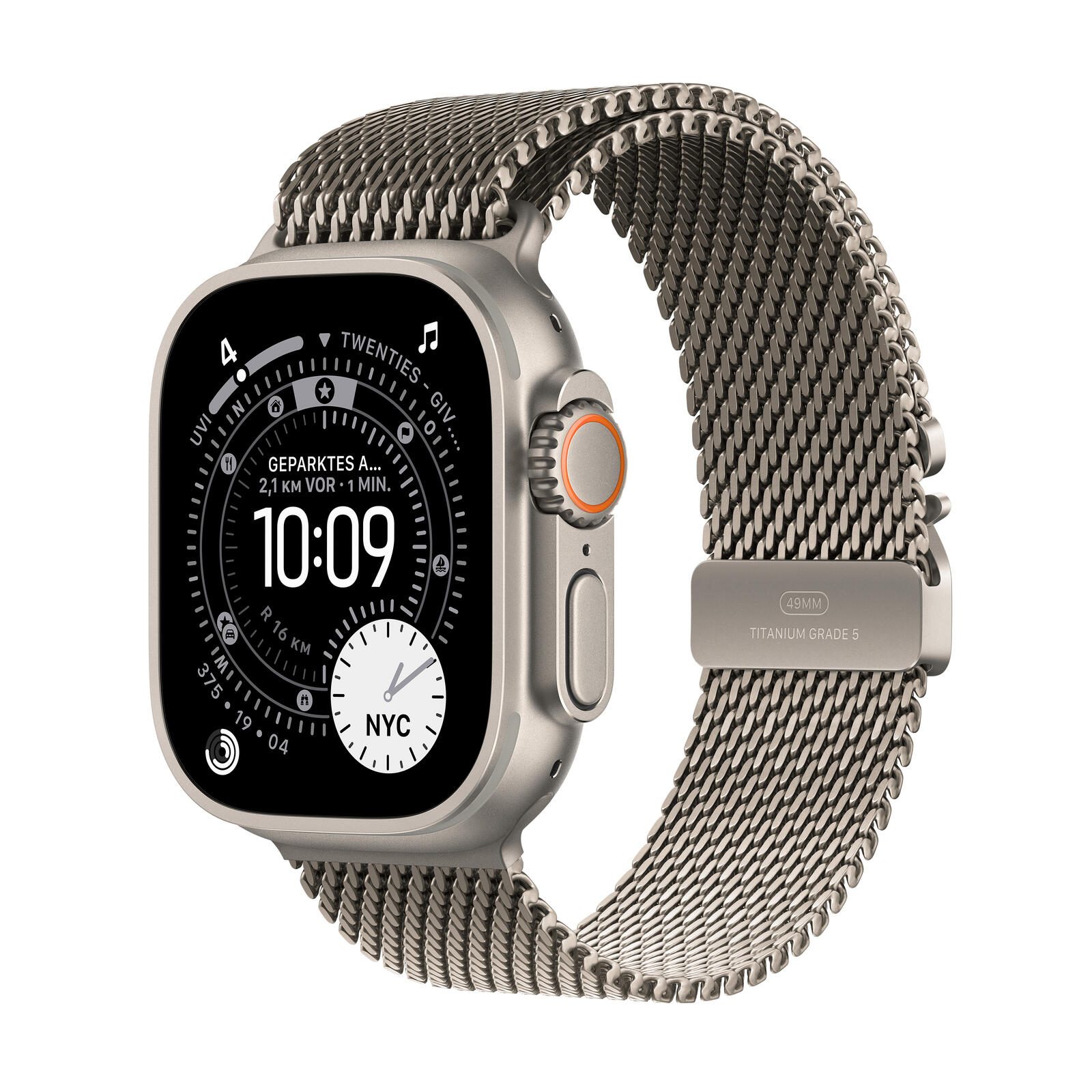 Apple Watch Ultra 3 Titan Natur (GPS + Cellular) 49mm MEWW4QF/A