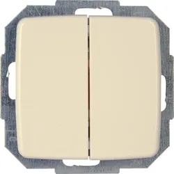 Kopp 585501088 RIVO - Serienschalter, Farbe: cremeweiß