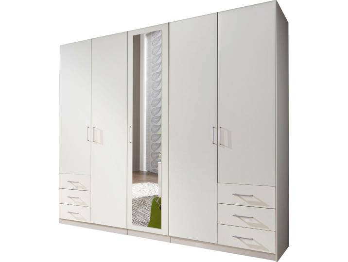 Kleiderschrank WIMEX Fügen , weiss (weiß), B:225cm H:208cm T:58cm, Schränke, Kleiderschrank