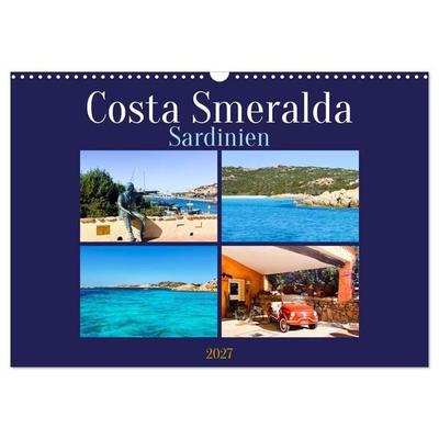 Costa Smeralda Sardinien (Wandkalender 2027 DIN A3 quer), CALVENDO Monatskalender
