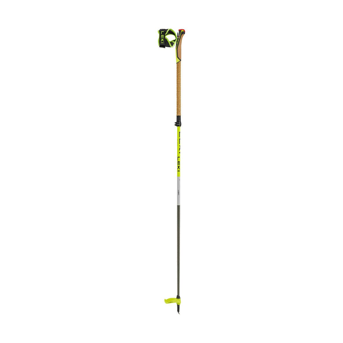 LEKI Mezza Vario TR naturalcarbon-neonyellow-white (1) 110 - 140 cm 65627711