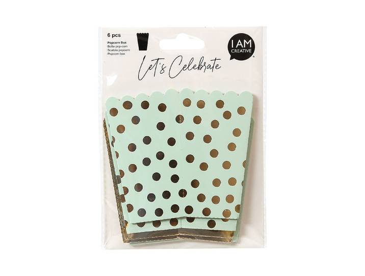 Popcorn Box, 10 cm, 6 Stk.