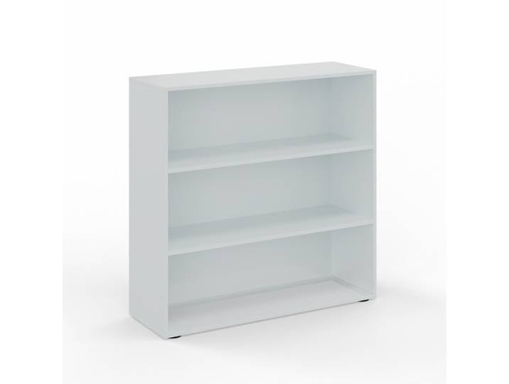 Regal Tradingzone GO Swiss 120.0 x 40.0 cm, Weissgrau/Weissgrau, 3 Ordner hoch, Neu - Optimal für Büro und Organisation