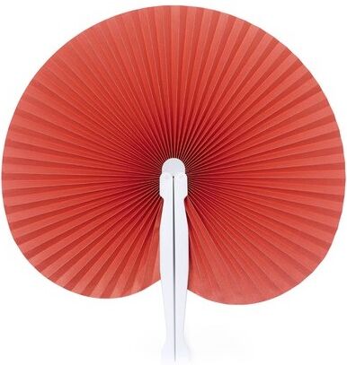 Éventail publicitaire pliable Stilo rouge