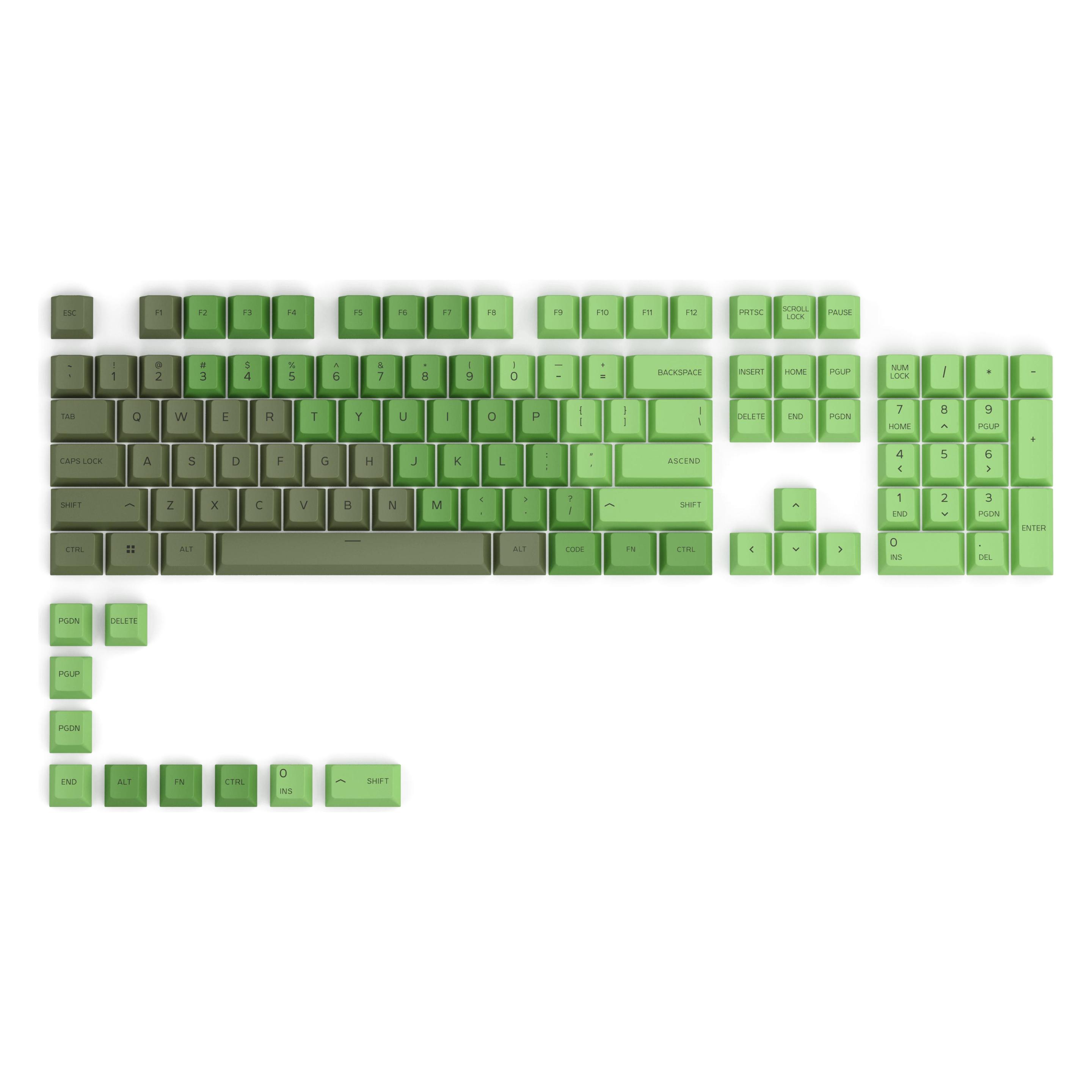 Glorious PC Gaming Race GPBT Keycaps - 114 PBT Tastenkappen, ANSI, US-Layout (GLO-KC-GPBT-O)