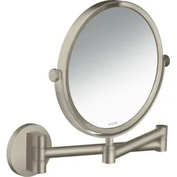 hansgrohe AXOR UNIVERSAL Circular Rasierspiegel, schwenkbar, neigbar, 42849820, Farbe: Brushed Nickel