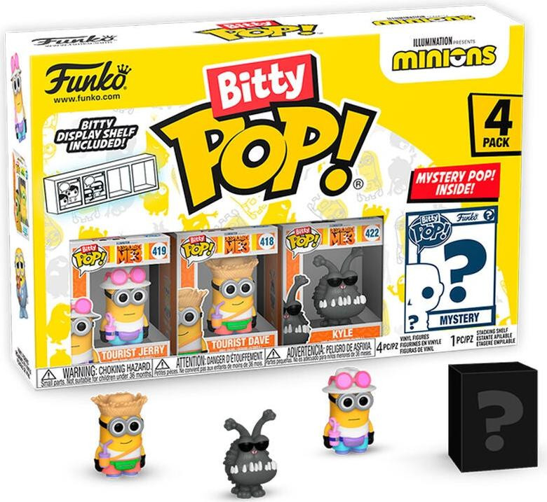 Northix Bitty POP Minions verzamelfiguren serie 4 blisterverpakking