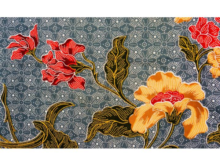 Fototapete PAPERMOON Batikmuster , bunt, B:4m L:2,6m, Vlies, Tapeten, Fototapete