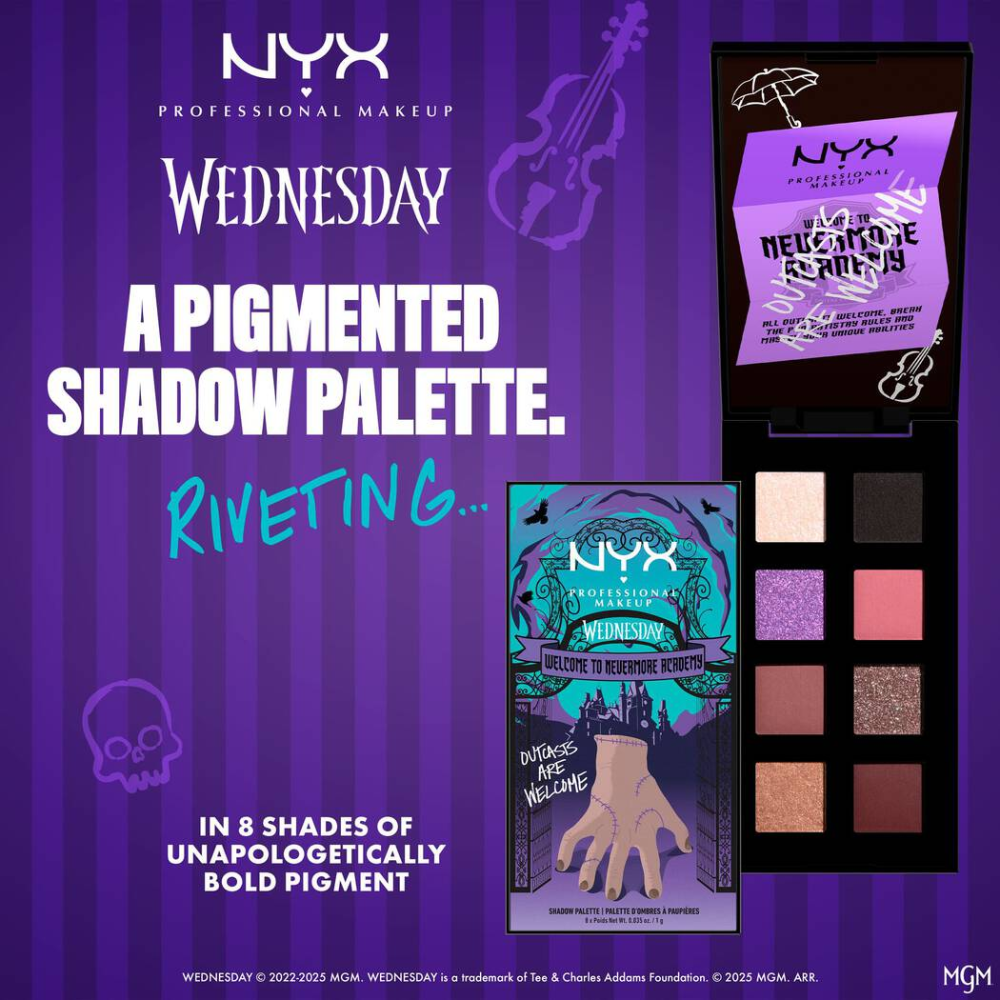 NYX Professional Makeup The Nevermore Academy Shadow Palette 1&nbsp;un.