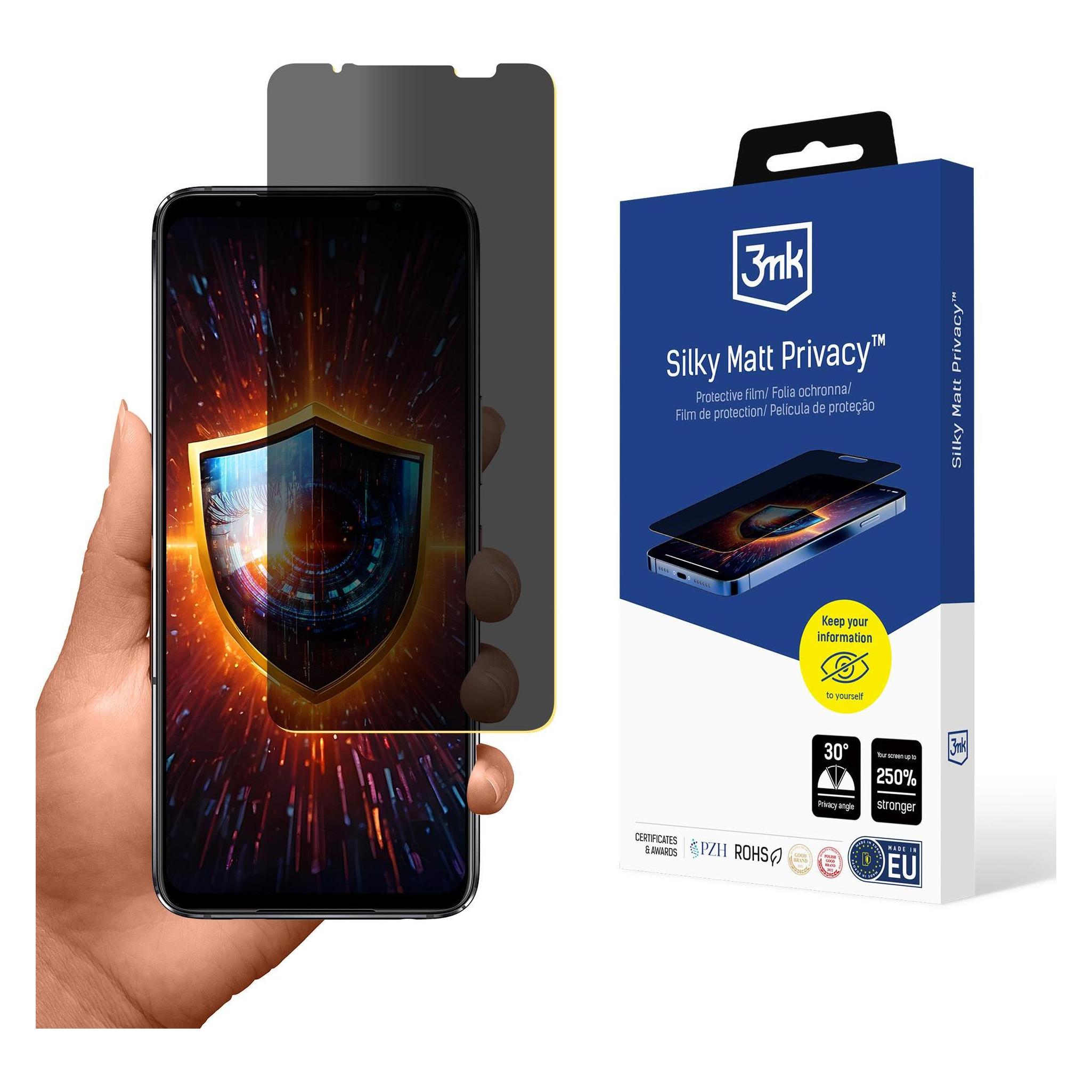 3MK Folia ochronna prywatyzujÄ ca matowa Silky Matt Privacy na Asus ROG Phone 6 (Asus ROG Phone 6) (W-3SlMatPv-MODE397-0)