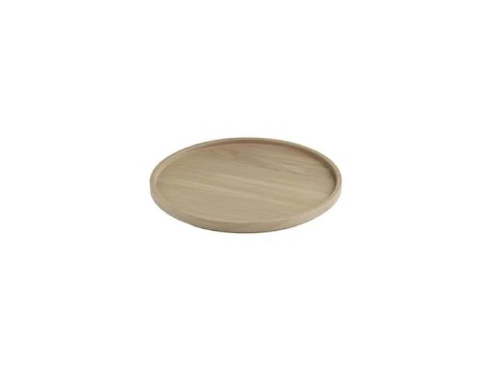 APS 19014 Assiette THE GRID - bois de chêne\, Ø 20 cm\, empilable