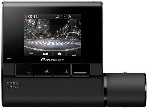 Pioneer VREC-Z710SH Dashcam mit GPS Blickwinkel horizontal max.=130° 12V Automatischer Start, Display, WLAN
