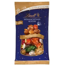Lindt Schokoladenmischung »Weihnachtsmix Klassik« 20 Stück