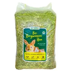 Heu-Heinrich Bio-Bergwiesenheu 4kg Raufutter für Kleintiere