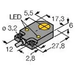 Turck Sensor BI3-Q06-AN6X2