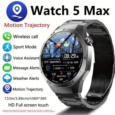 Uplift Essentials AMOLED GPS Performance Smartwatch mesh Belt Silvery